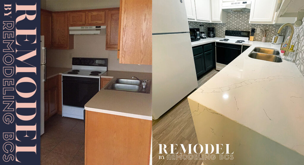 Kitchen remodeler project near College Station by Remodeling BCS.